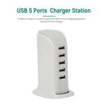 5 Port Multi USB Charging Station