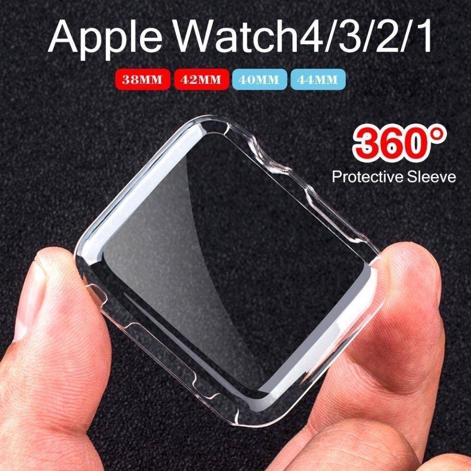 Apple watch 360 full protection clear case for 40/42/44mm all series