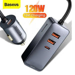 Baseus 120W QC3.0 USB PD3.0 Type C Car Charger