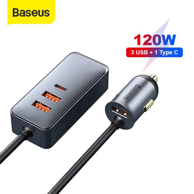 Baseus 120W QC3.0 USB PD3.0 Type C Car Charger