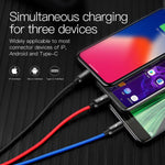 Baseus 3 in 1 Fast Charging Cable (Micro USB,Type C,Lightning)