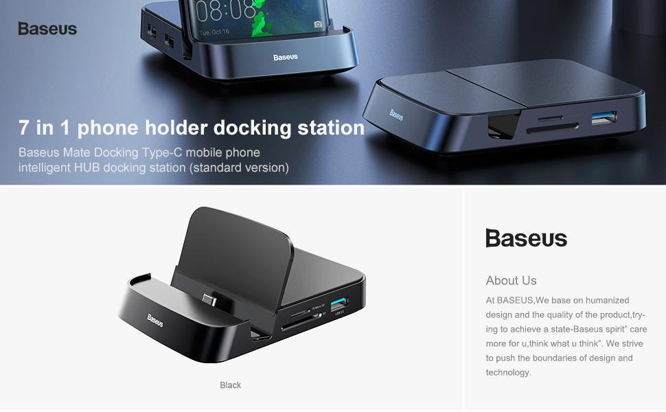 Baseus 7 IN 1 Type C Intelligent Hub Docking Station