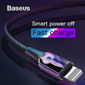 Baseus C-shaped Light Intelligent Auto Off Type C/ Lightning Cable