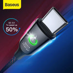 Baseus C-shaped Light Intelligent Auto Off Type C/ Lightning Cable