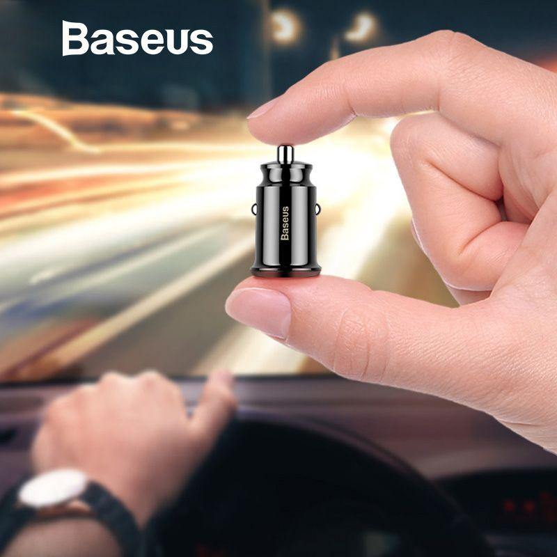 Baseus Mini Dual USB 3.1A Fast Charging Car Charger