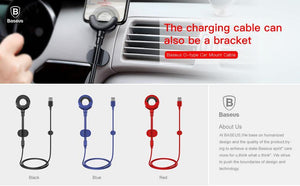 Baseus O Type Charging(Lightning) Car Holder for iPhone