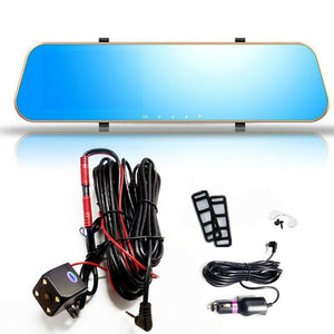 Car Rear Mirror Full HD Recorder (Front + Rear)