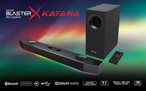 Creative Sound Blaster Katana V2 Bluetooth RGB Gaming Soundbar