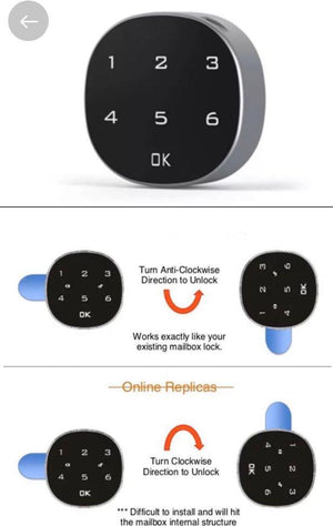 Electronic Touch Screen Password Lock