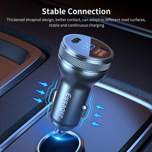 Essager 36W Mini Type C PD3.0 / Dual USB QC3.0 Car Charger