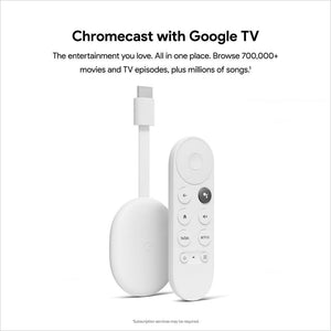 Google Chromecast 4 with Google TV 4K