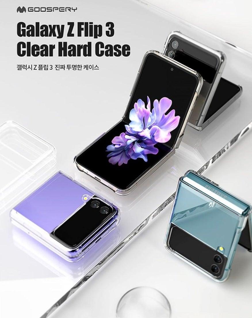 Goospery Mercury Z Flip 3/ Z Flip 4 Super Protect Hybrid Hard Back Clear Case