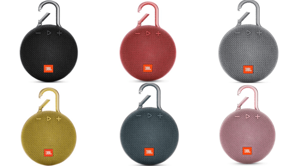 JBL CLIP 3 IPX7 Wireless Bluetooth Portable Speaker with Microphone
