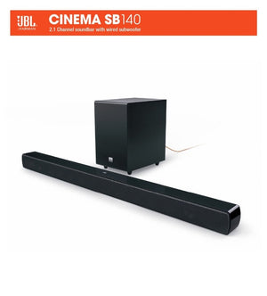 JBL SB140 2.1 Channel Soundbar with Subwoofer