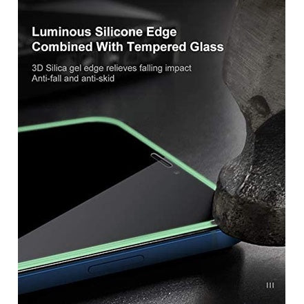 Privacy Luminous Full Coverage Tempered Glass Screen Protector for iPhone Models