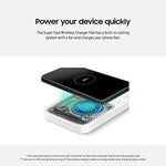 Samsung 15W Wireless Charger Duo with 25W PD Adapter & Type C Cable