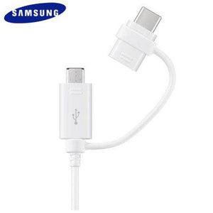 Samsung 2 in 1 USB Micro USB Type C Fast Charging Cable