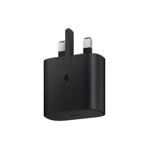 Samsung 25W Fast Charging USB C to Type C Charger with Cable Black(Charger Only Bulk Pack)