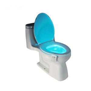 Smart Motion Sensor 8 Color LED Toilet Seat Night