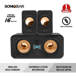 SonicGear Bass Audio USB 2.2 Speaker