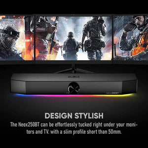 SonicGear Neox 250BT Bluetooth Sound Bar with RGB Effects