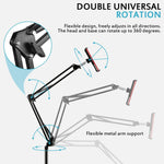 Universal Adjustable Mobile Tablet Floor Stand Holder