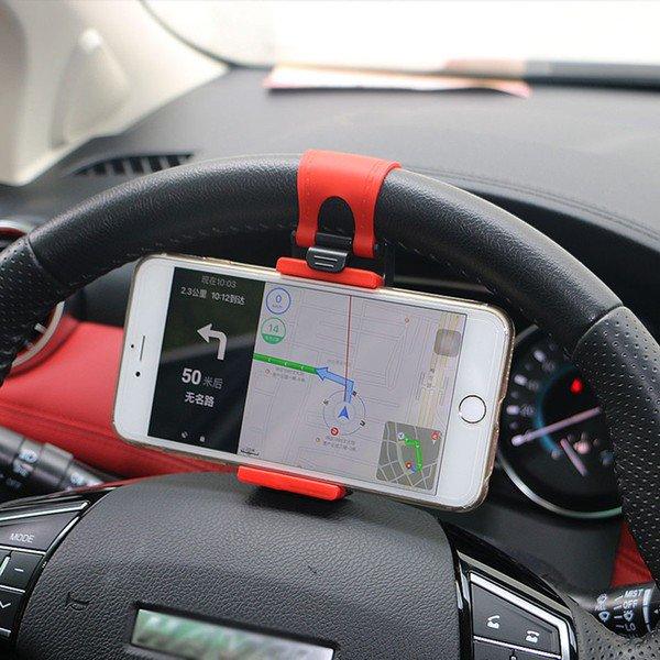 Universal Car Steering Wheel Phone Holder