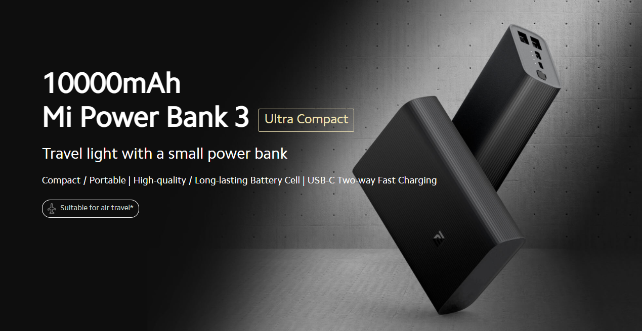 XiaoMi 10000mAh Power Bank 3 Ultra