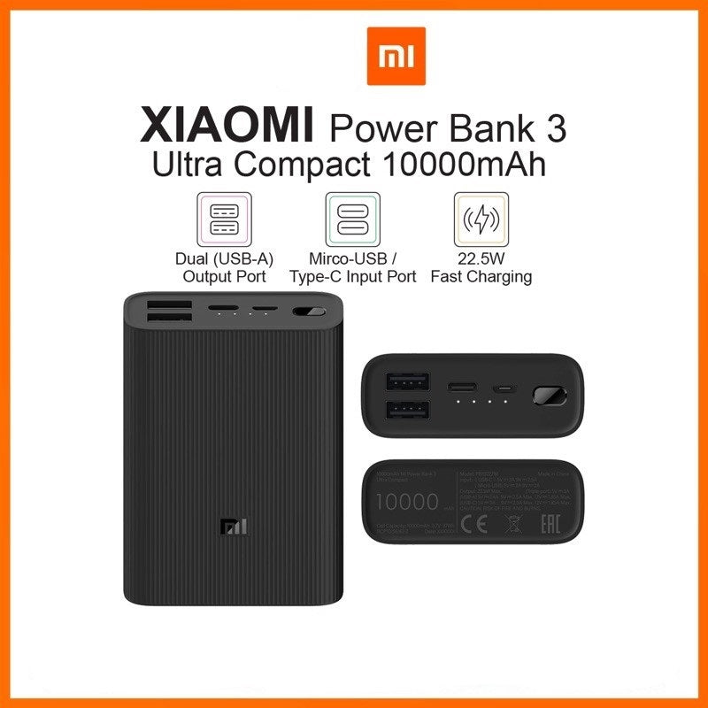 XiaoMi 10000mAh Power Bank 3 Ultra