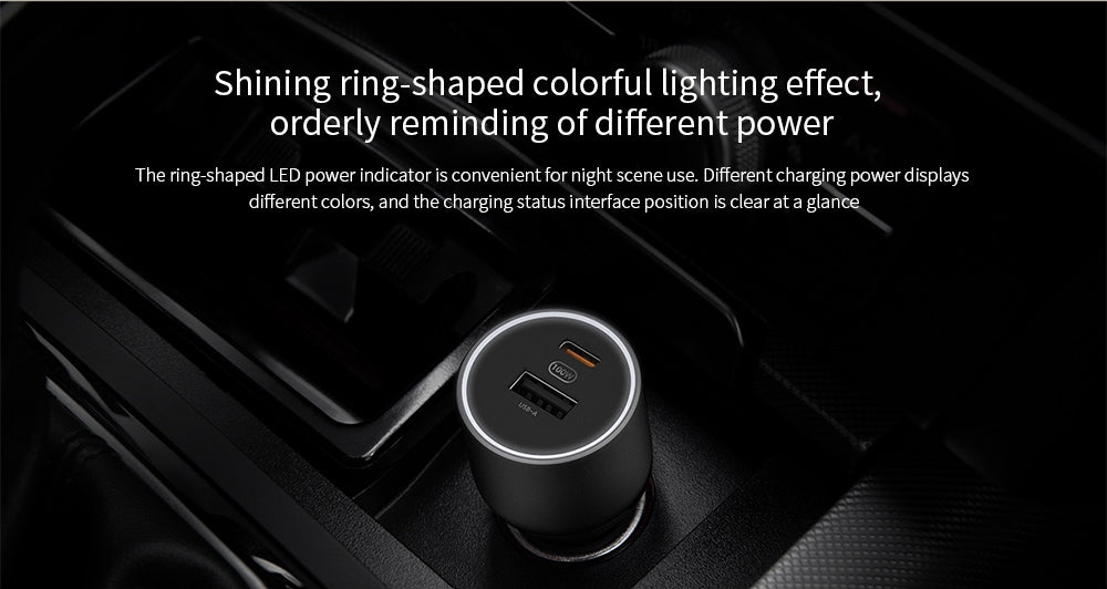 XiaoMi 1A1C QC 100W Car Charger