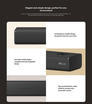 XiaoMi Soundbar 3.1ch