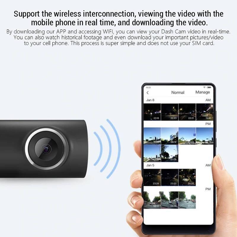 Xiaomi 70Mai Smart WIFI DVR Driving Car Vehicle Recorder 1080P HD Dash Cam