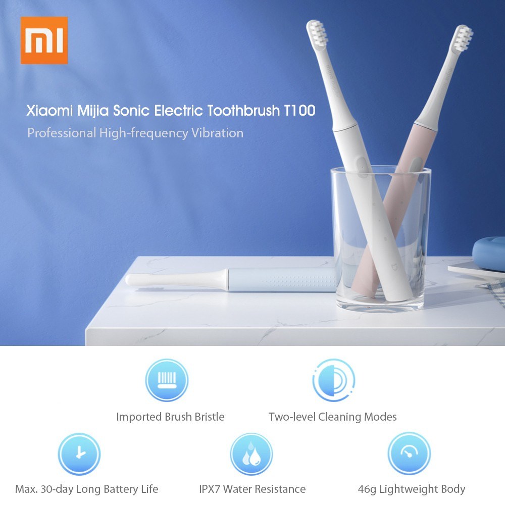 Xiaomi Mijia T100 Dual Mode Electric Rechargeable Toothbrush