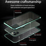 iPhone 14/ 14 Pro/ 14 Pro Max Privacy Magnetic 360 Full Protection Case