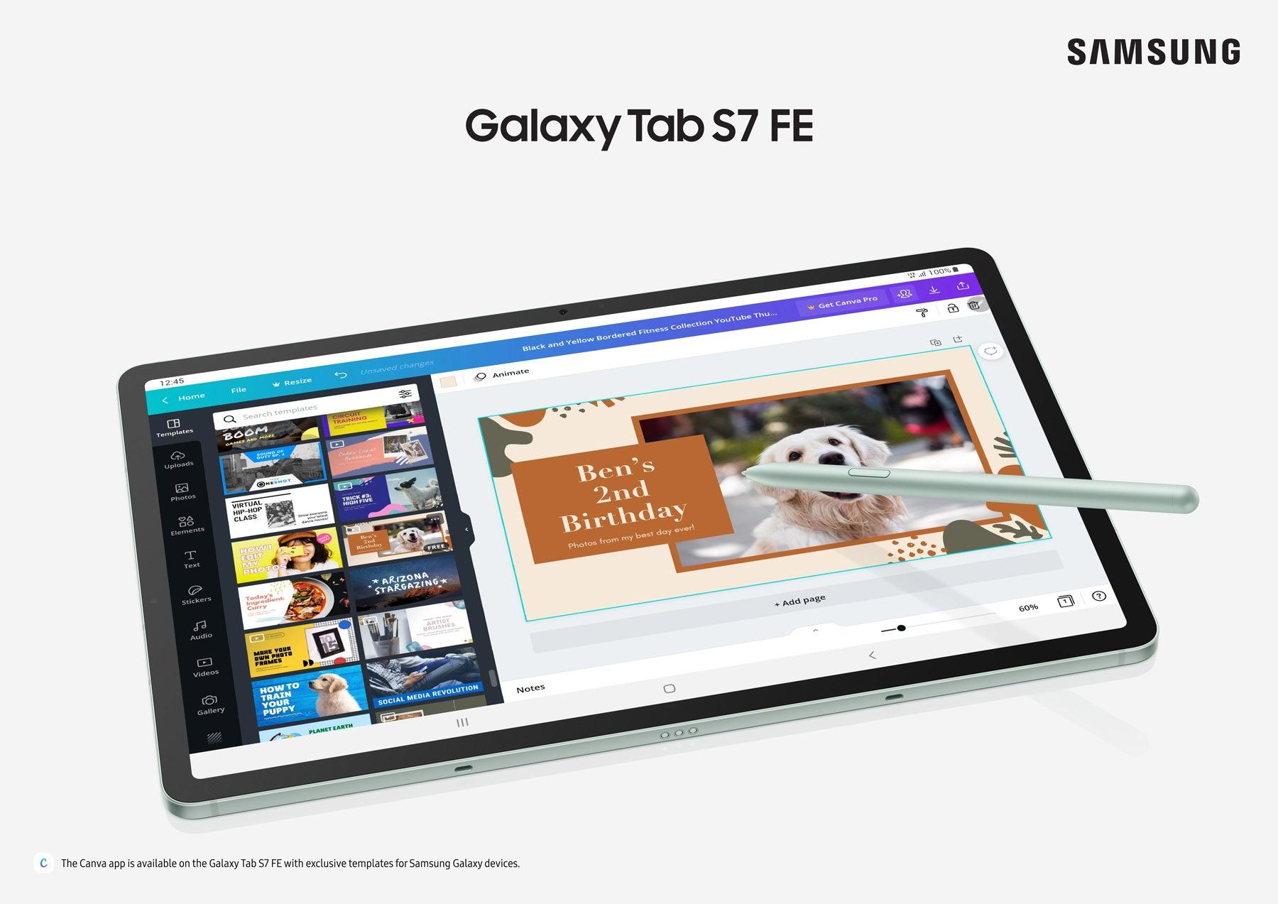 Samsung Galaxy Tab S7 FE WIFI + 5G 12.4" (4/64GB)